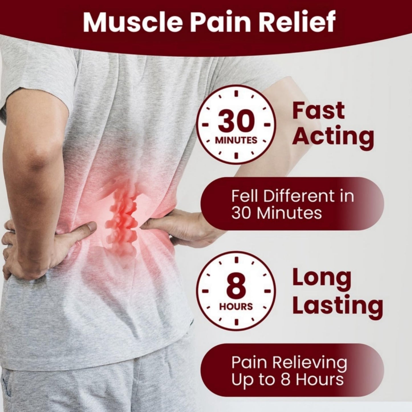 Ruojiar 50ml Muscle Massage Oil,Foot Pain Relief,Massage Oil for Muscle Pain,Back Pain Relief,Massage Oil for Relaxing Muscles Relieving Pain,Sports Massage Oil,Shoulder Back Neck Relief,Body Oil Moisturiser