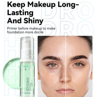 GEEWHILE Face Primer, Hydrating Primer Makeup, Long Lasting Primer Foundation Base, Brightening & Moisturizing Makeup Base, Non-Sticky Non-Greasy Face Grip Primer, Smooth Colour Corrector