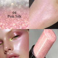 KYDA Highlighting Stick, Diamond Glitter Highlighter Makeup, Long-Lasting Wear Shimmer Eyeshadow Eye Brightener Makeup Stick for Eyes, Face and Body- 04