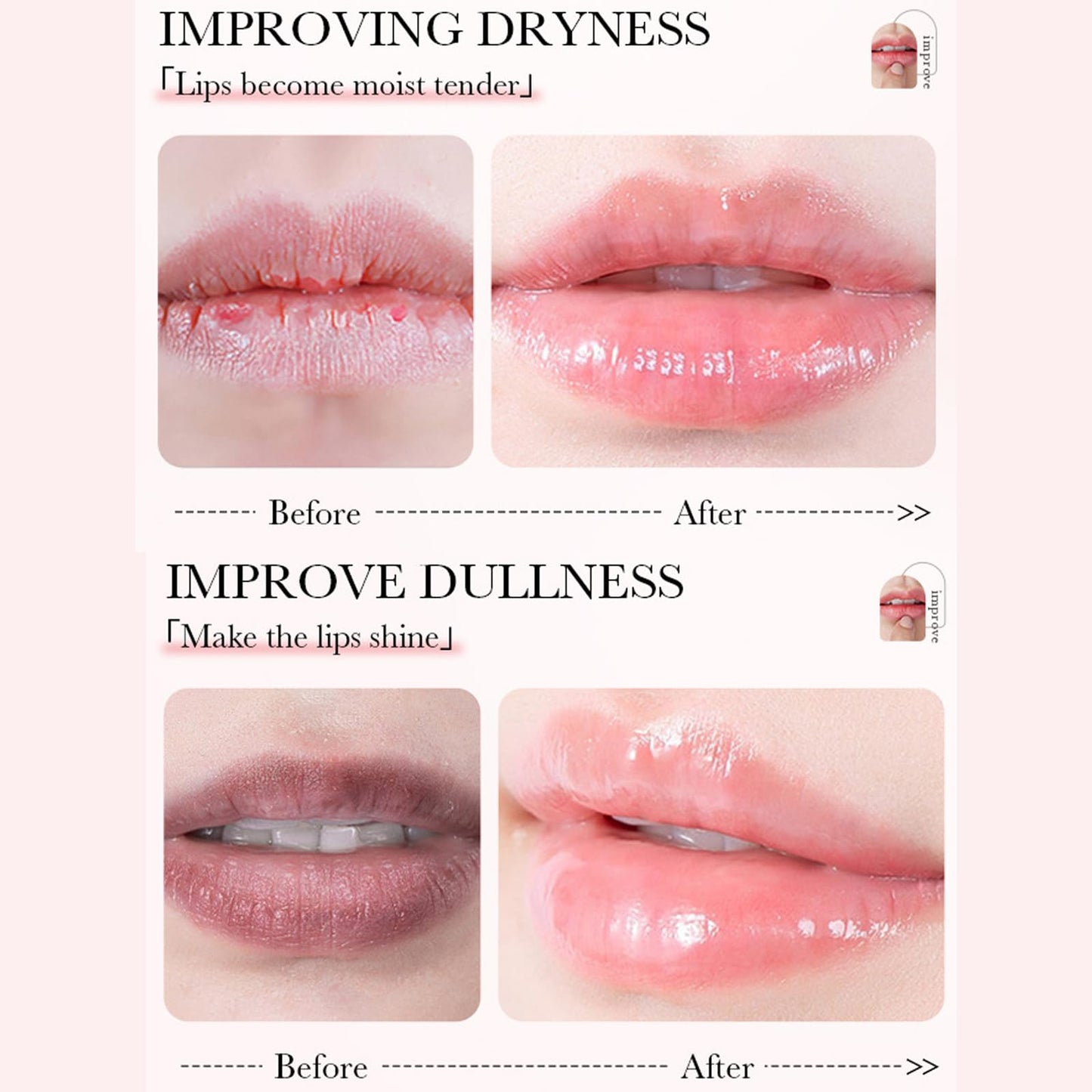 Angivlga Lip Balm Multipack - 8 Pcs MINI Lip Balms Lip Mask Gifts For Women, Men Teenage Girls - Lipbalm Lip Repair Moisturizer Lip Lightening For Dark Lips Dry Lips Treatment Skin Care Sets & Kits