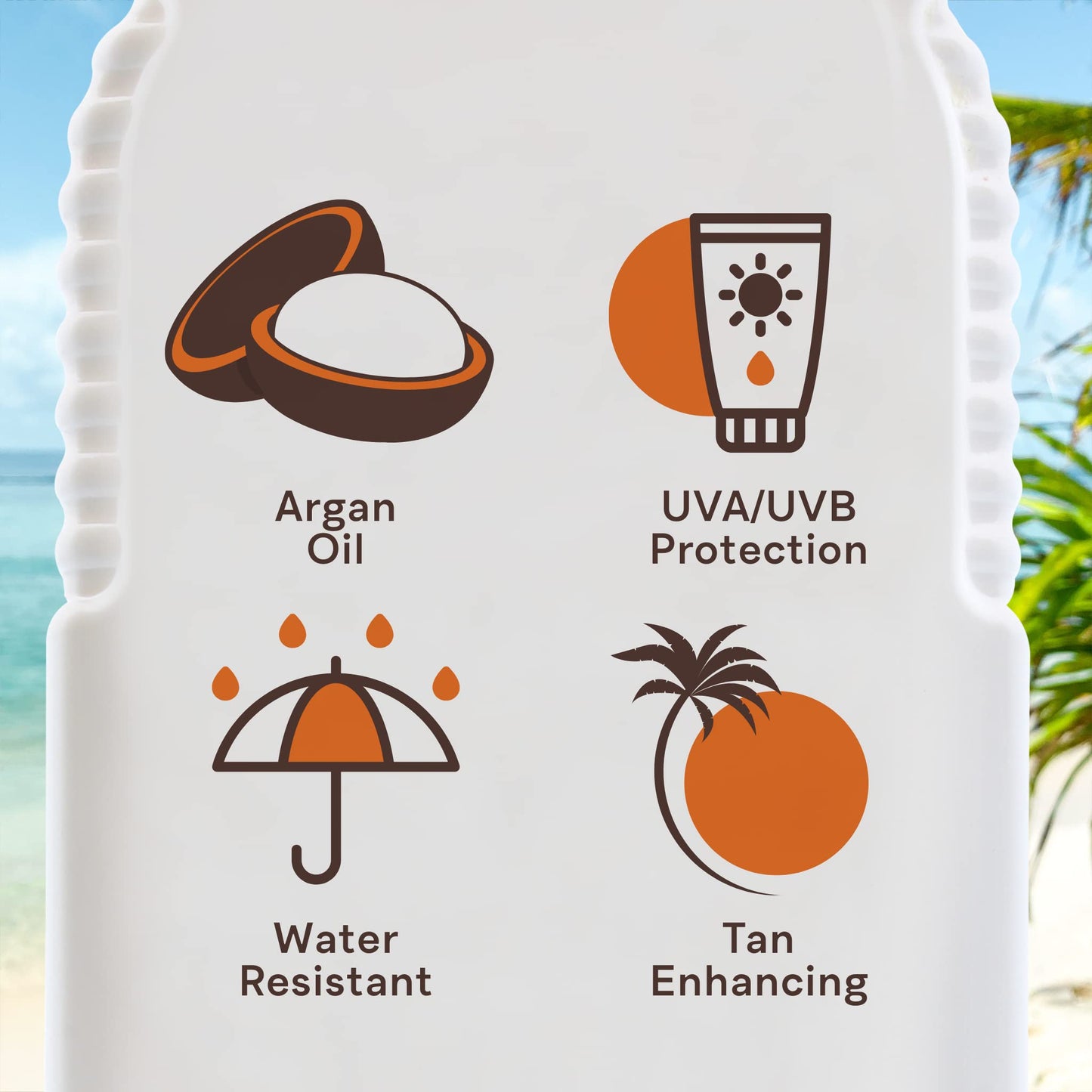 Malibu Sun SPF 15 Bronzing Tanning Argan Oil Spray with Medium Protection, Water Resistant, Tropical Scent, 200ml