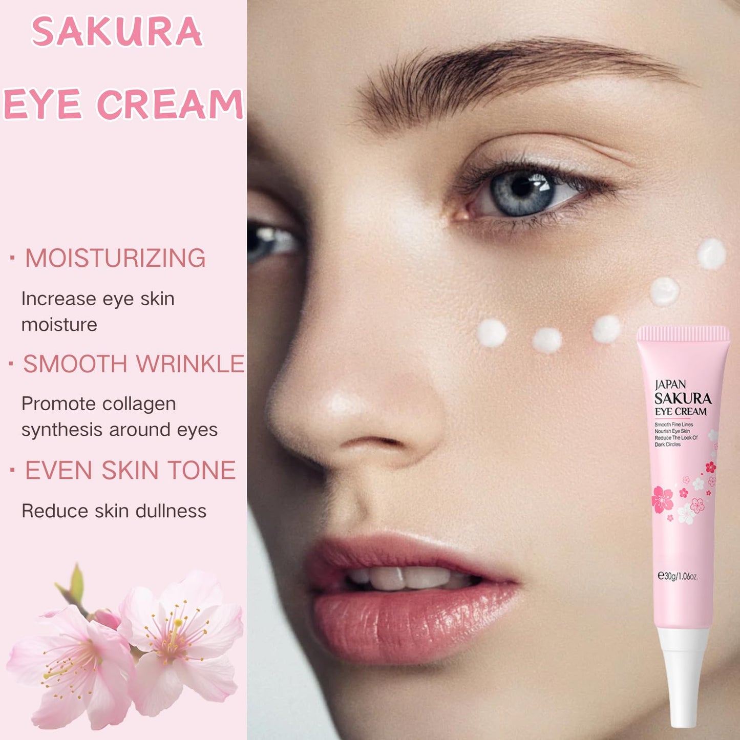 IZBEAUVO 28Pcs Sakura Skincare Gift Set, Refreshing Cherry Blossom Pamper Kit, Sakura Beauty Gift for Women, Japanese Cherry Blossom Skincare Set, Eye Cream, Face Serum & Cream, 5 Hydrating Set & 5 Mud Masks