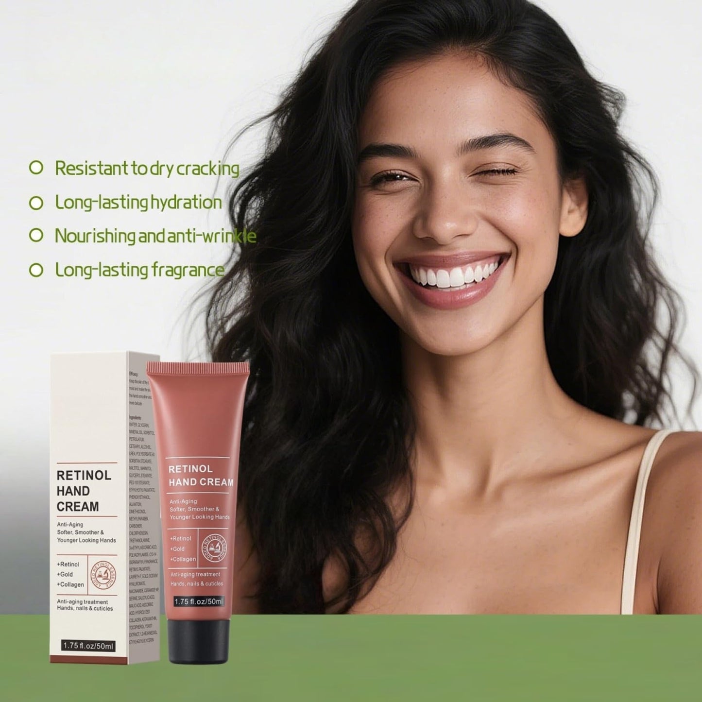 1PCS,Retinol Hand Cream,Retinol Anti-Aging Hand Cream,Intense Moisture Ha/nd Cre/am,H/and Crea/m for Very Dry Han/ds,Anti Aging H/and Cre/am,Han/d Repair Cr/eam,Intense Ha/nd C/ream