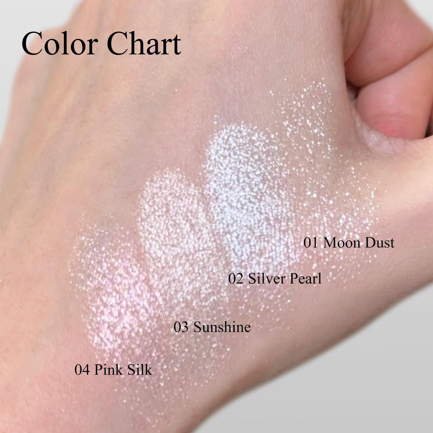 KYDA Highlighting Stick, Diamond Glitter Highlighter Makeup, Long-Lasting Wear Shimmer Eyeshadow Eye Brightener Makeup Stick for Eyes, Face and Body- 04