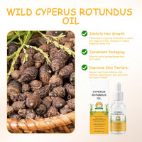Kighdel 2 PCS Cyperus Rotundus Oil,Natural Ingredients Cyperus Oil,Cyprus Rotundus Oil,Multi-purpose Body Hair Reduction Oil,Gentle & Effective,Moisturizing & Soothing,for All Skin Types(30ml)