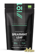 ALPHA01 Organic Spearmint Leaf 500mg – 90 Vegan Capsules – High Strength Mentha Spicata Supplement – Resealable and Recyclable Pouch by Alpha01