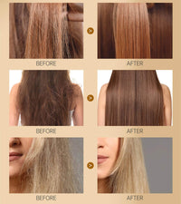 QIEEUMIN Keratin Hair Mask Deep Conditioner Keratin Hair Treatment Mask Collagen Hair Treatment Trengthens Hair Reduce Frizz and Tangles Restores Elasticity and Shine 10pcs