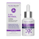 NORDBURY Retinol Serum, 2.5% Retinol with Vitamin E Ceramide Hyaluronic Acid & Organic Aloe Vera, Smooth Fine Lines Reduce Wrinkles and Improve Texture Skin Renewal Actively Night & Day