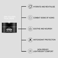 PrimeCove - Stem Cell DNA+ Collagen Facial Cream (50g) | Hydrate, Combat Aging & Soothe | Powerful Ingredients - Grape Fruit Cell Extract, Hydrolyzed Collagen & More