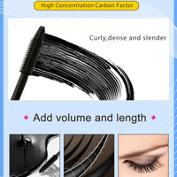 QinZiEn B-ubble Mascara, Water Proof Ma-scara in Black, fibre lash mas-cara black,Ma-scara Black Volume and Length,Sepa-rated Lashes Smudge-Proof and Clump-Proof,Sensitive M-ascara,Long Lash Mascara B-lack