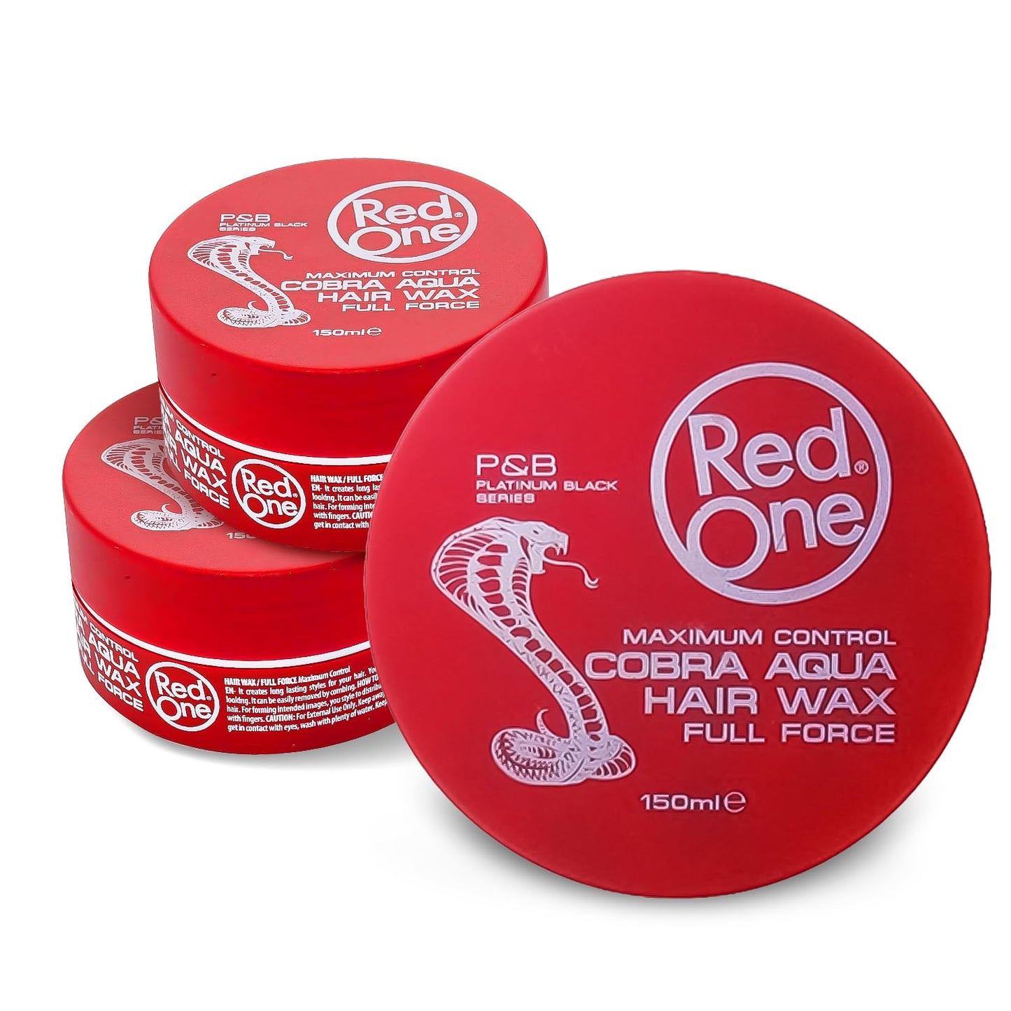 Redone Hair Styling Aqua Hair Wax Cobra 150ml | Full Force | Strong Hold | Lemon & Mandarine Scent | Women & Men Hair Wax | Texturizing | 150ml