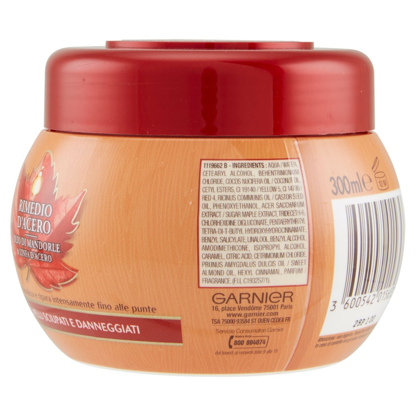 Garnier Ultra Sweet Remedy Maple Intense Repair Conditioner - 200 ml Mask