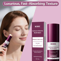 TMYIOYC Angel Silk Cemenrete Calcium Multi Balm Stick, Calcium Volume Multi Balm, Wrinkle Core Stick | Anti-aging, Sagging, Wrinkles | Collagen Moisturing | Korean Cosmetics Suitable for Lip, Eyes, Neck, Face