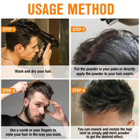 CUOFOL Hair Styling Texturising Powder,Volume Powder for Men,Hair Texture Pow/der,Volumizing Pow/der for H/air,Light Control Natural Matte Look,Ha/ir Styling Products Men,Long-Lasting Hold and Easy to Apply