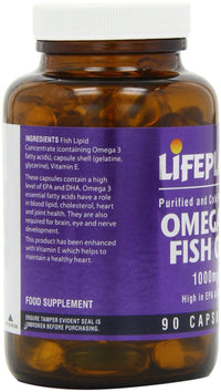 Lifeplan Omega 3 Fish Oil 1000mg 90 Capsules