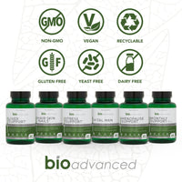 NaturesPlus BioAdvanced Hair Skin and Nails - Vegan Collagen Support - High Strength Biotin, Hyaluronic Acid and Antioxidants - Gluten Free, Vegan - 60 Capsules