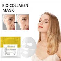 SingHao 2 PCS Bio Collagen Face Mask,Collagen Real Deep Overnight Masks,Deep Collagen Overnight Hydrating Face Mask,Real Dee/p Ma/sk,Colla/gen Night Wrapping Mask,Firm Skin De/ep Hydrating Ma/sk for Women