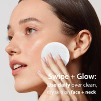 ZyranovaE Glycolic Acid Pads,Glycolic Acid Peel Pads with 10% Ultra Pure Glycolic + 2% Salicylic Acid,Cleansing Pads for Face & Body with Vitamins B3, C & E, Green Tea, Calendula, Allantoin - 40 Pads