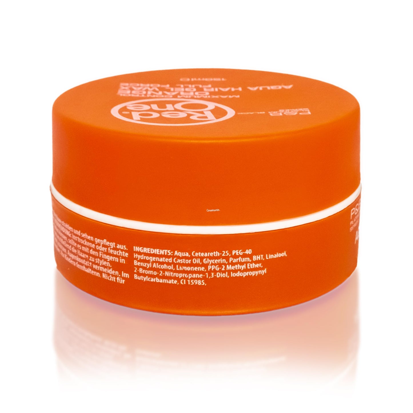 RedOne Hair Styling Aqua Wax Orange 2x 150 ml | Edge Control | Ultra Hold | Gel Wax | Men & Women Hair Wax | Melon Scent | Maximum Control