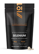 Selenium 200mcg - Yeast Free Selenium Supplements - L-Selenomethionine - 180 Tablets – Natural Immune System & Thyroid Supplements - Hair and Nail Supplements for Women & Men