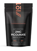 Zinc Picolinate 25mg – 90 Vegan Capsules (3 Months Supply) – 250% Daily NRV - Elemental Zinc Picolinate – Resealable and Recyclable Pouch - by Alpha0®