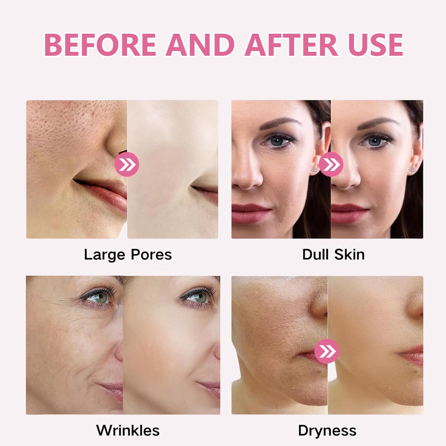 Wormeer 4PCS Collagen Face Mask - Face Masks Skincare for Deep Hydration & Firming - Glass Skin - Collagen Overnight Peel-Off Mask to Improve Fine Lines