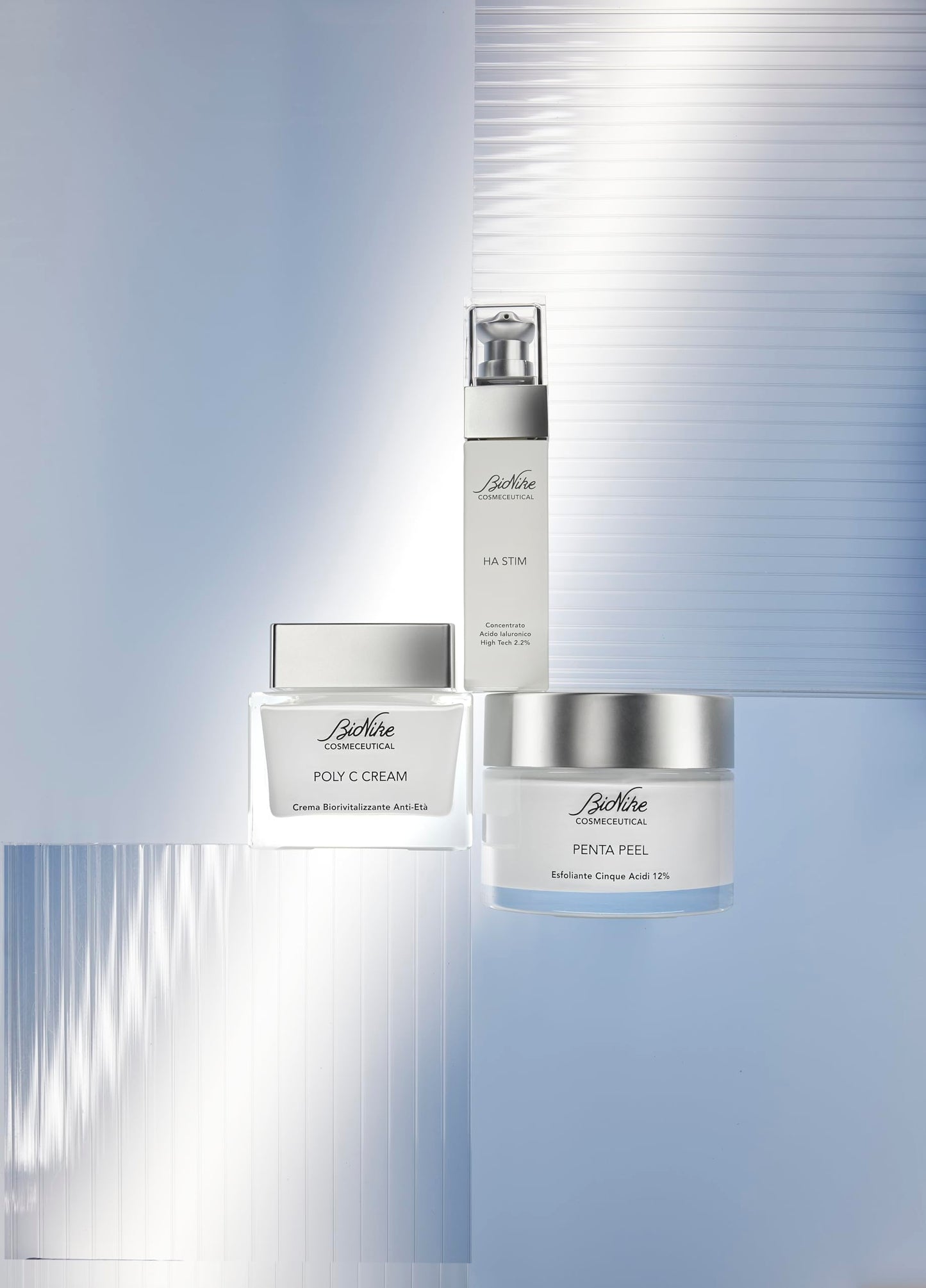 Bionike Cosmeceutical HA Stim Concentrate for the Face, Hyaluronic Acid Serum with Deep Effect, Fills and Smooths Wrinkles and Gives Firm, Elastic and Plumped Skin, 30 ml