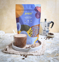 Juspy Premium Marine Collagen Powder + High Protein Cacao Superfood Blend | 8000mg Hydrolysed Marine Collagen Peptides | Collagen Supplement For Women & Men | Skin & Joint Health, Energy Boost | 400gr