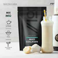 Multi Collagen Protein Powder (100g) - Types I, II, III, V & X - Hydrolyzed Grass Fed Bovine, Wild Caught Fish, & Free-Range Chicken & Eggshell Collagen. Non-GMO, Halal.