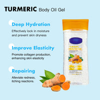 CTUBLIAUNX Essential Oils for Skin - Turmeric Body Oil - Turmeric Oil for Acne, Dark Spots and Smooth Skin, Pure Extracts Massage Oil, Deeply Hydrating and Easily Absorbed Moisturiser