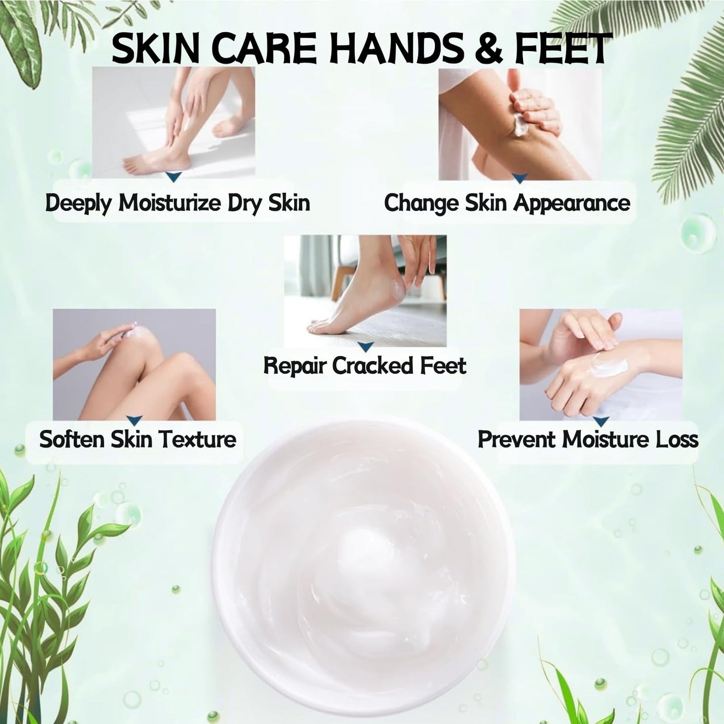 IZBEAUVO 40% Urea Foot Cream for cracked heels and Dry Skin – Cracked Heel Repair Cream & Intensive Foot Moisturiser – Targets Rough Skin Areas & Dry Feet Treatment - Suitable for all kinds of seasonal dryness