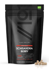 Organic Schisandra Berry 1000mg – High Strength Formula – Certified Organic, Non GMO, Gluten Free, Halal – 120 Vegan Capsules
