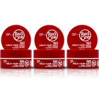 Redone RedOne Hair Styling Aqua Wax Red 3x 150 ml | Edge Control | Hair Gel Wax | Ultra Hold | Strawberry Scent | Men & Women Hair Wax | Maximum Control 3 PCS