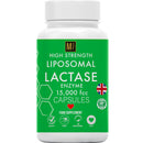 MetaSuperfoods Liposomal Lactase Enzyme 15000FCC | 120 High Strength Lactase Capsules | Enzyme Tablets | Lactose Digestion | Digestive Enzyme Food Supplement