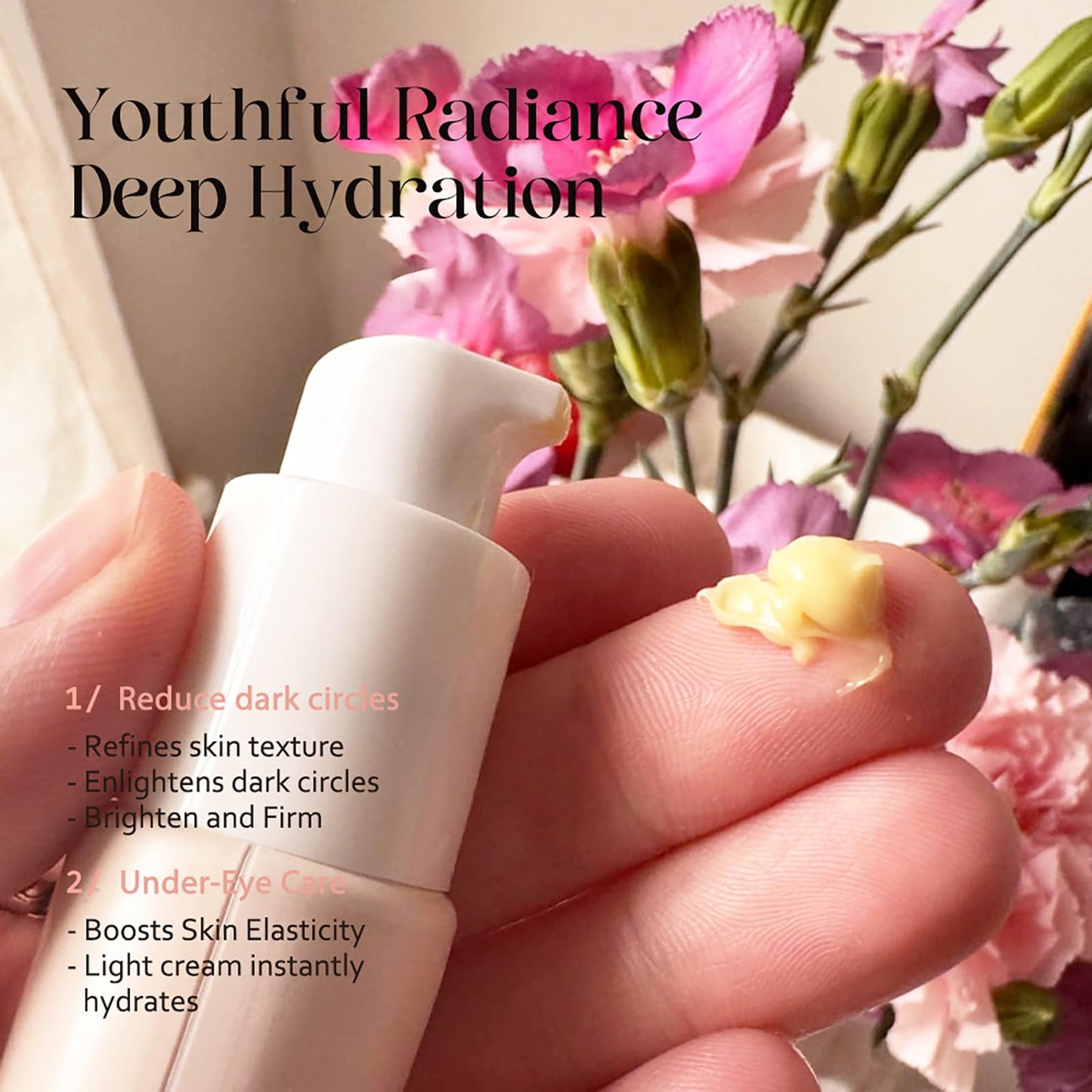 Revive Eye Serum with Ginseng - Dark Circle and Puffy Eye Cream, For Wrinkles and Bags Under the Eyes, Suitable for All Skin Types