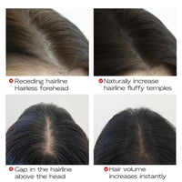 Ruojiar Double Ended Hair Color Stick,Root Cover Up Stick,Hairline Powder Sti/ck,Hair Shadow Powder,Instant Hair Loss Concealer for Thinning Ha/ir,Portable Design for Hairline & Beard,Water Resistant(Black)