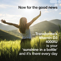 Transforme Vitamin D3 4000 IU, 365 Capsules 1 Year Supply, Maximum Strength High Absorption Softgels, Easy to Swallow Quadruple Strength VIT D3 Cholecalciferol - Not Tablets, Gluten Free