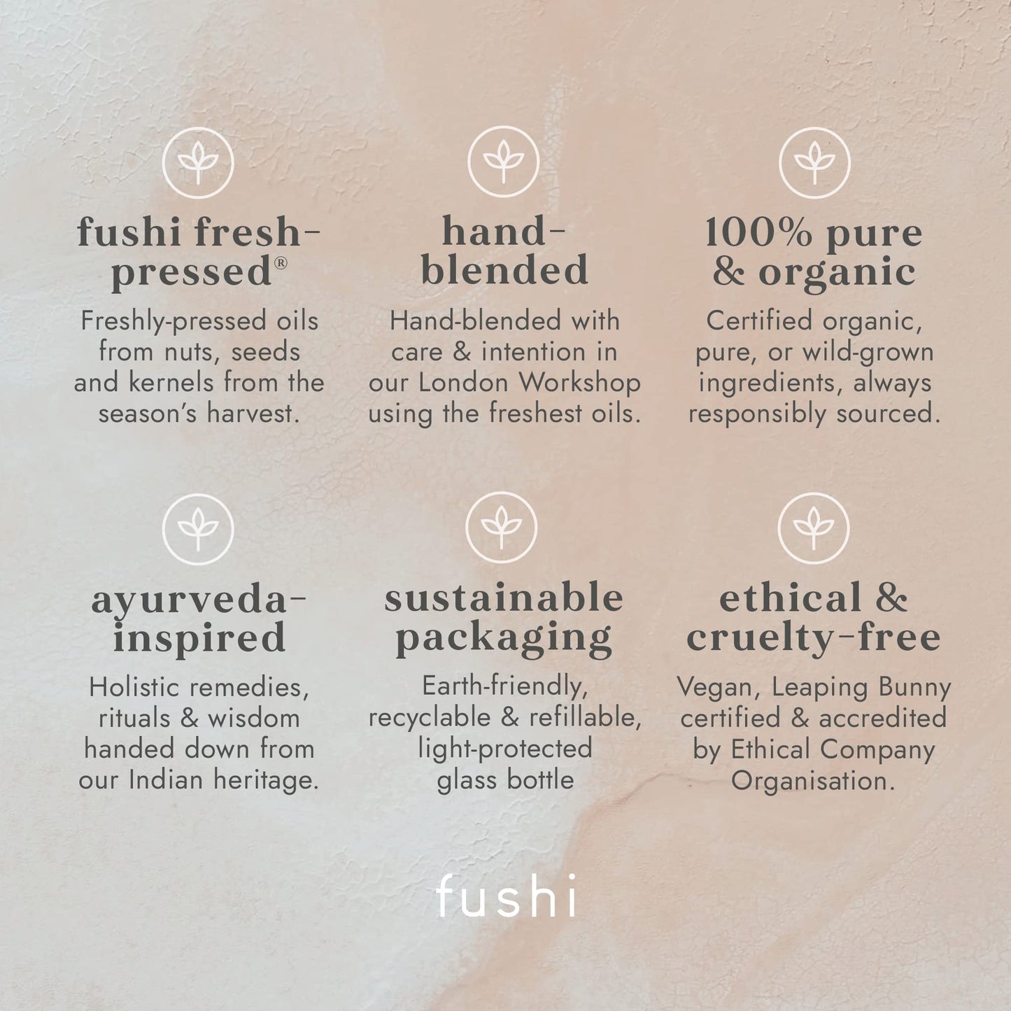 Fushi Organic Castor Oil - 30ml 100% Pure Cold & Fresh-Pressed For Dry Skin & Hair Growth, Eyelashes & Eyebrows Hexane Free Food-grade for inner health Sustainably Sourced