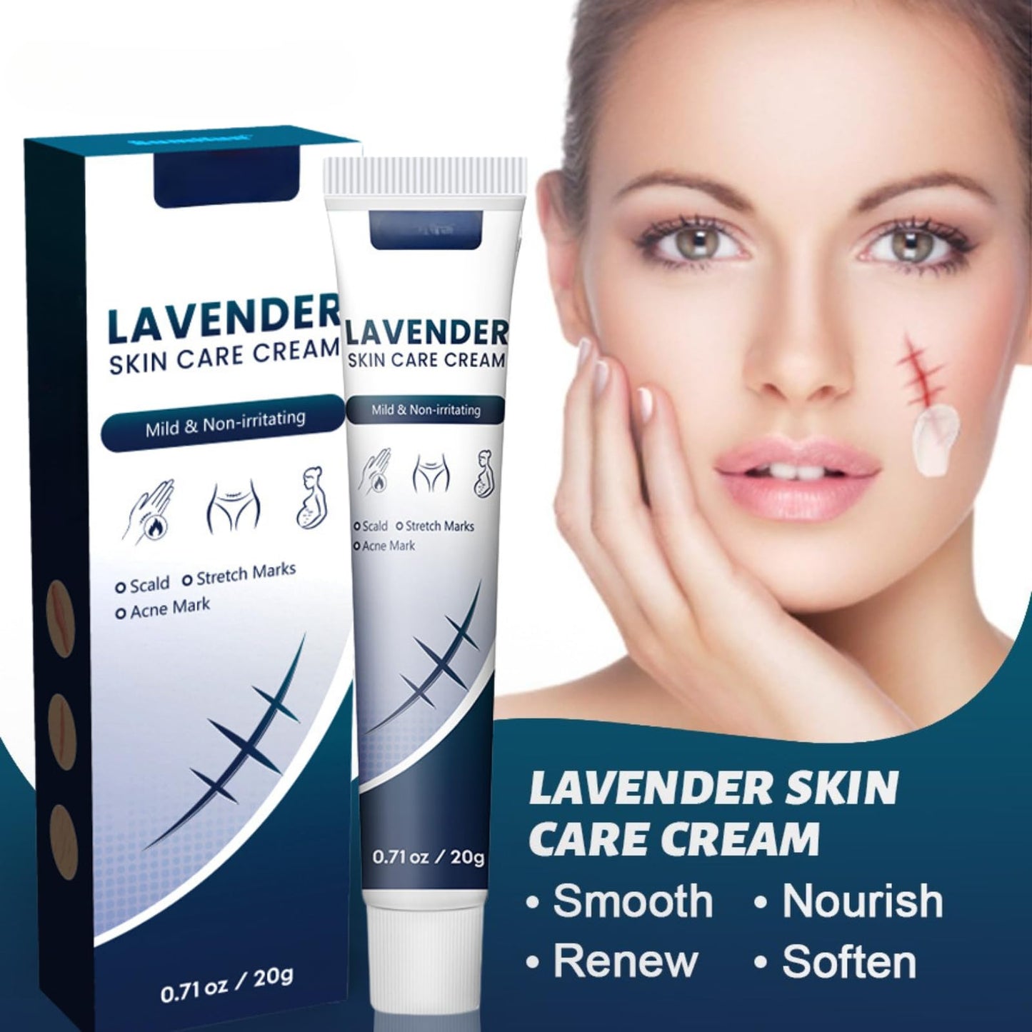 Shefave-Scar Cream-Skin Care Cream-Removal-Lavender-3PCS
