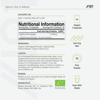ALPHA01 Organic Wheatgrass 2100mg - High Strength Triticum Aestivum Supplement - 90 Vegan Capsules - Resealable and Recyclable Pouch - by Alpha01