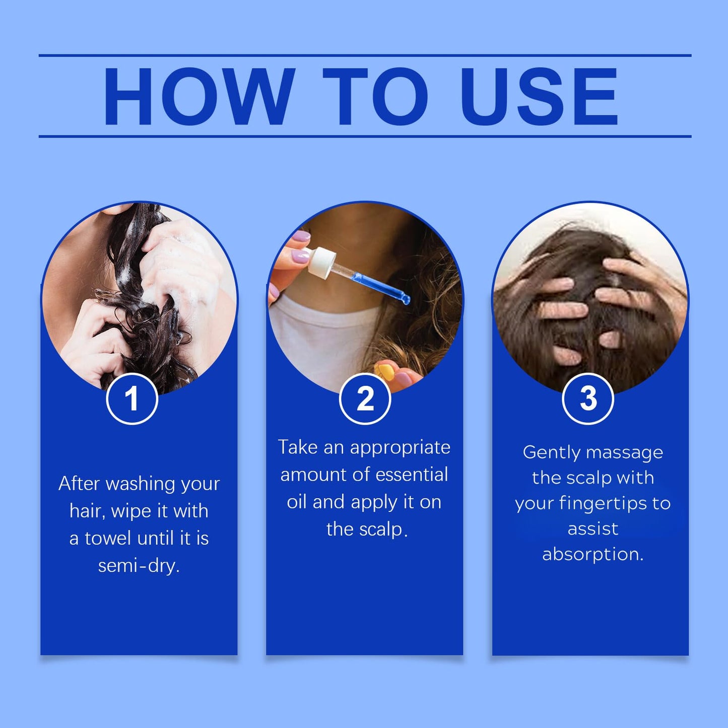 Copper Peptide Hair Growth Serum, Hair Growth Oil, Hair Thickening Products for Women & Men, Hair Serum for Dry Damaged Hair, Hair Oils for Hair Growth, Hair Care for Thinning Hair & Hair Loss