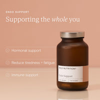 WILD NUTRITION Food-Grown® Endo Support | Magnesium & Iron for Energy Support | Ethically Sourced | Vitamin B6 & Zinc for Antioxidant & Immune Support - 60 Capsules