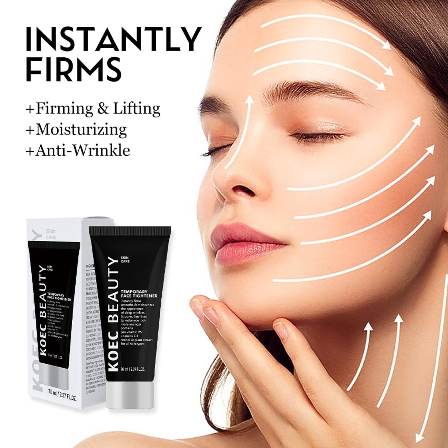 Instant Firmx Temporary Face Tightener, Skin Tightening Cream For Face, Face Tightening Cream, Anti Wrinkle Face Cream For Mature Skin, Firm & Smooth The Look Of Fine Lines, Reduces Sag & Dull
