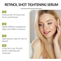 OuXing 2PCS New Retinal Shot Tightening Booster,Retinol Shot Tightening Serums,Retinol Serum for Face Retinol Eye Cream,Anti Wrinkle and Firming Reti-nol Cream,Moisturizing Reti-nol Cream for Face and Eye