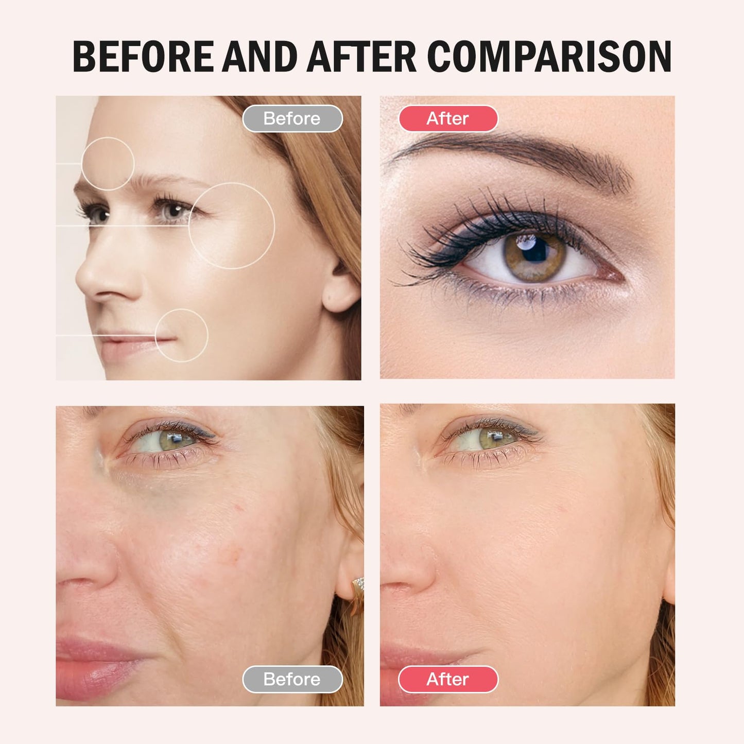 COWANIEE Pure Collagen Wand, Hydrating Eye & Lip Collagen Stick for Face, Anti Wrinkles Face Moisturiser Balm (7g)