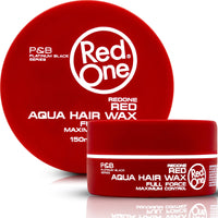 Redone RedOne Hair Styling Aqua Wax Red 3x 150 ml | Edge Control | Hair Gel Wax | Ultra Hold | Strawberry Scent | Men & Women Hair Wax | Maximum Control 3 PCS