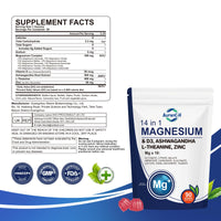 Fengsheng Home Sleep Gummies with 350mg Magnesium Glycinate & Citrate for Adults - High Strength Natural Alternative - L-Theanine, Vitamin D & Zinc - Sleep Gummies - Sugar Free & Vegan - Anxiety & Sleep Support