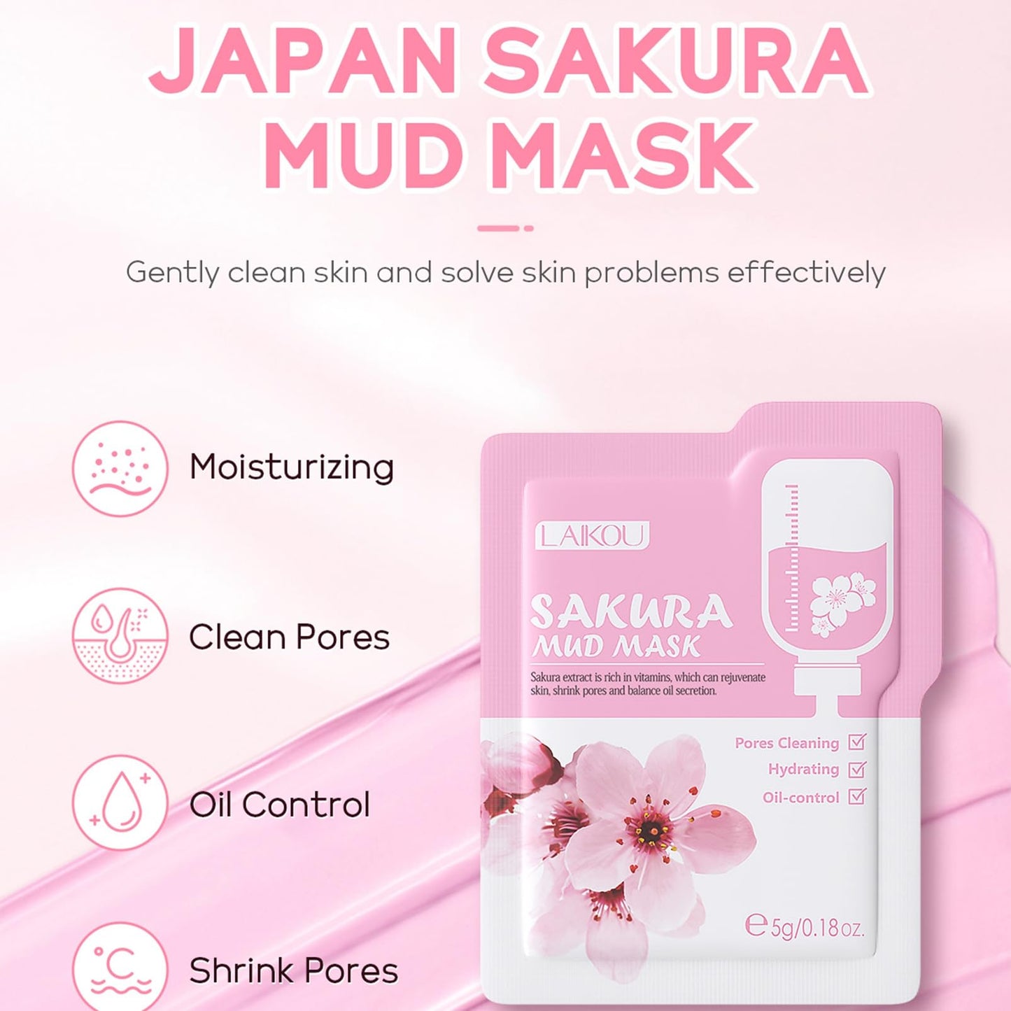 DMQ Skin Care for Teenage Girls, 38PCS Skin Care Sets & Kits, Sakura Skincare Set, Pamper Sets for Women Gifts, Serum, Hand Cream, Eye Mask, Sleep Mask, Lip Mask, Cleanser, Cream, Lotion, Toner, Mud Mask