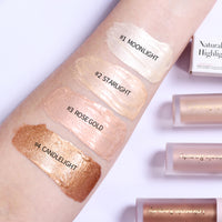 Erinde Liquid Blush & Liquid Highlighter Makeup, Soft Pinch Dewy Liquid Cream Blush, Shimmer Face Highlighter, Soft Velvet Silk Texture Blush, Buildable and Blendable