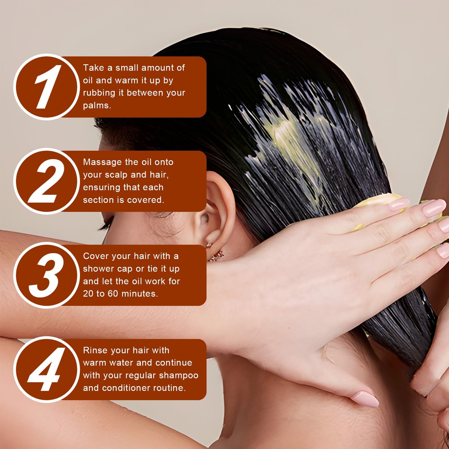 NIFEISHI Raw Batana Oil for Hair Growth and Repair, Pure & Organic Batana Oil from Honduras Stimulate Hair Growth, Prevent Hair Loss and Enhances Hair Thicknes, 120g